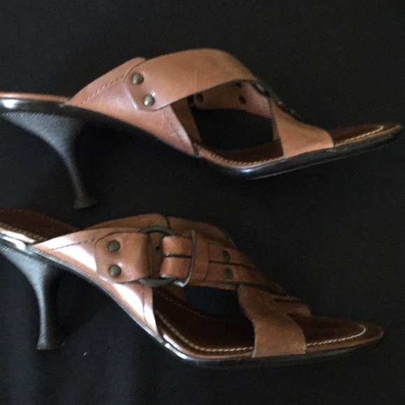 Cole Haan medium brown leather slip on - Picture 2 of 3